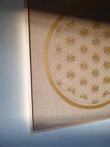 Mehr über den Artikel erfahren Naturblume des Lebens gerahmt.